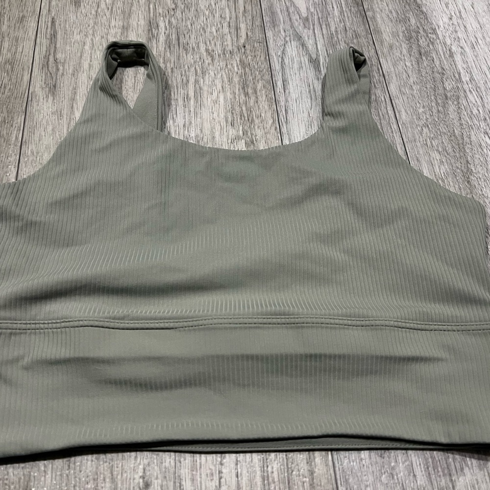 Nike Olive Dri-FIT Tank Top